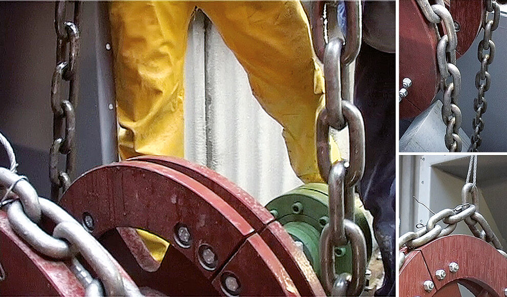 Chain wheel for bucket elevators RUca, 2win, SWA