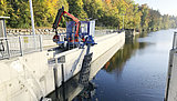 TECDOS Omega Drive im Stahlwasserbau TECDOS Omega Drive im Stahlwasserbau