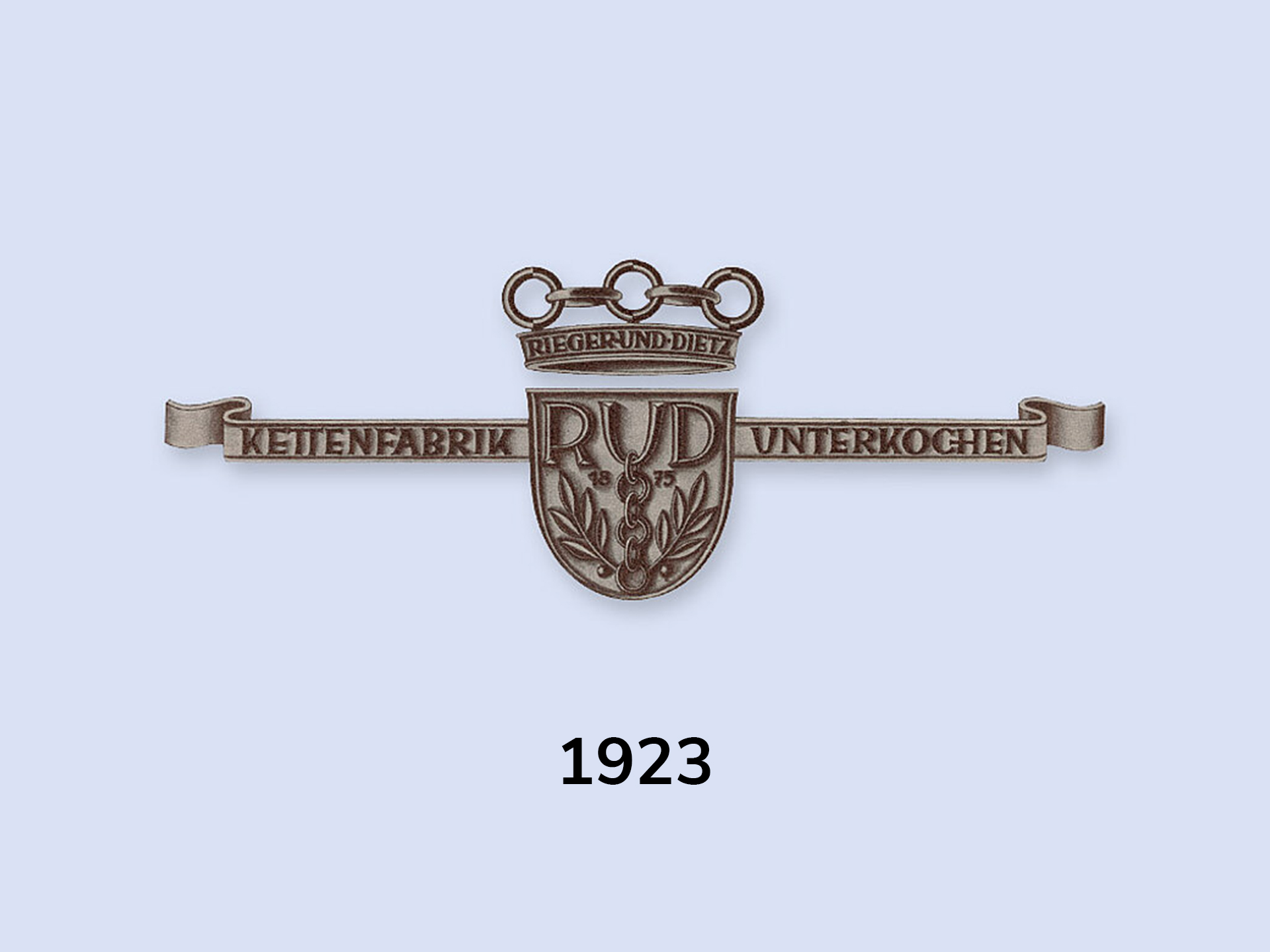 Historisches RUD-Logo von 1923.
