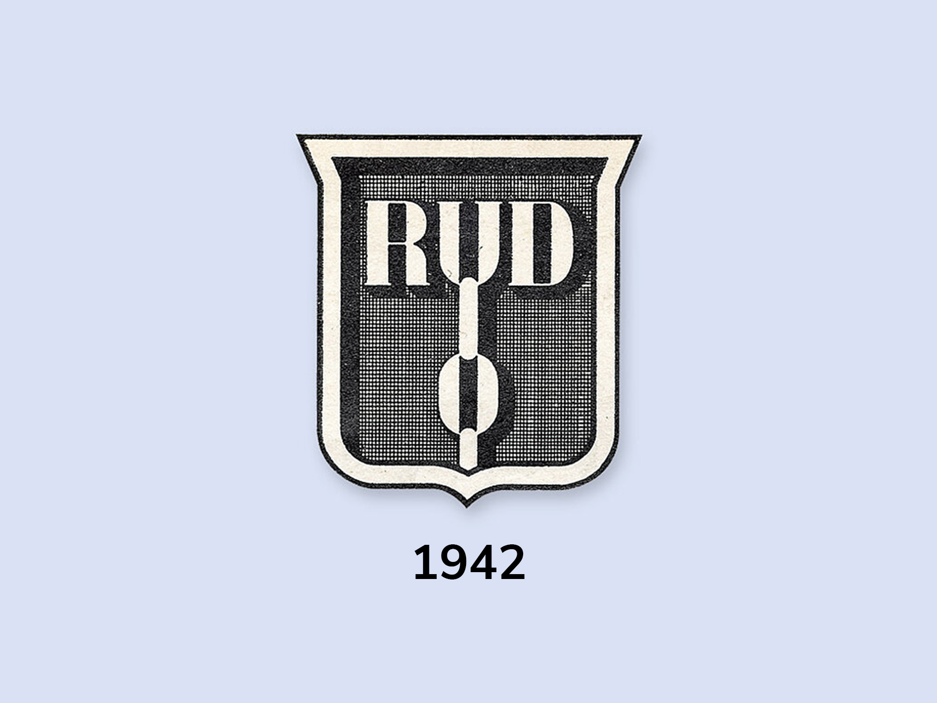 Historisches RUD-Logo von 1942.