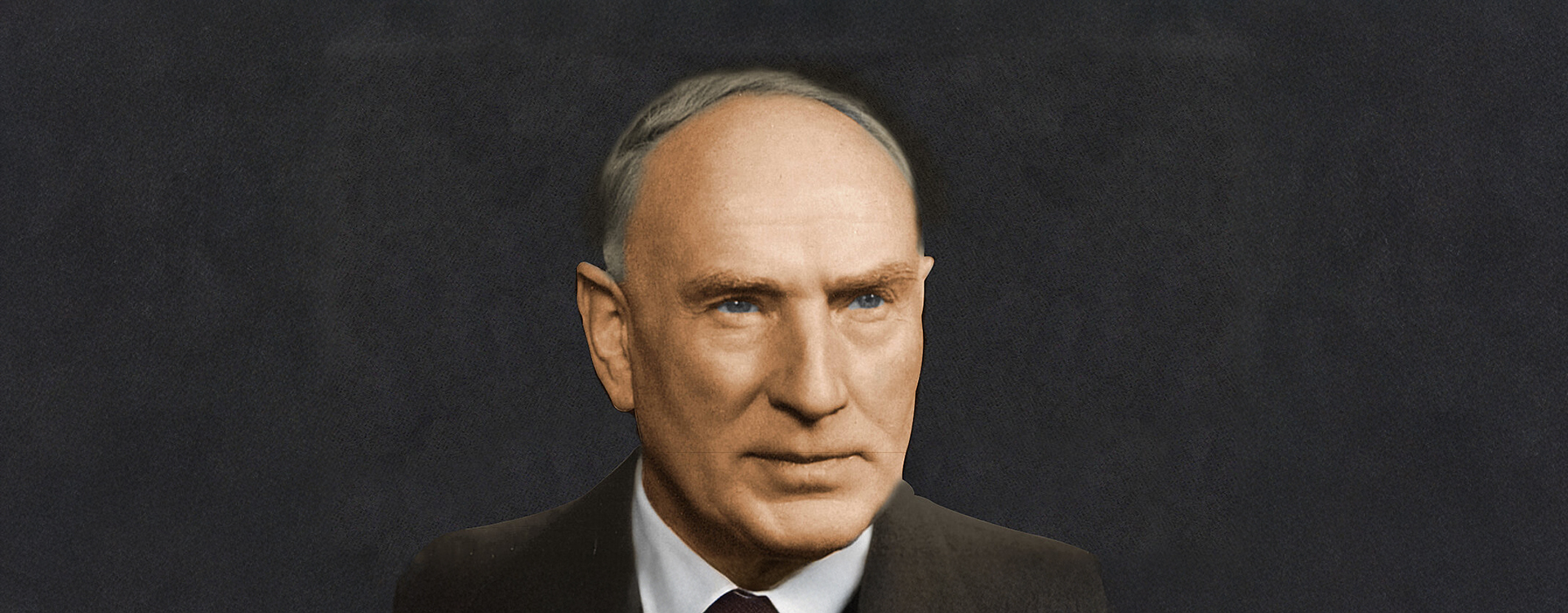 Historisches Porträt eines Mannes, Namensgeber der RUD Otto-Rieger-Stiftung.