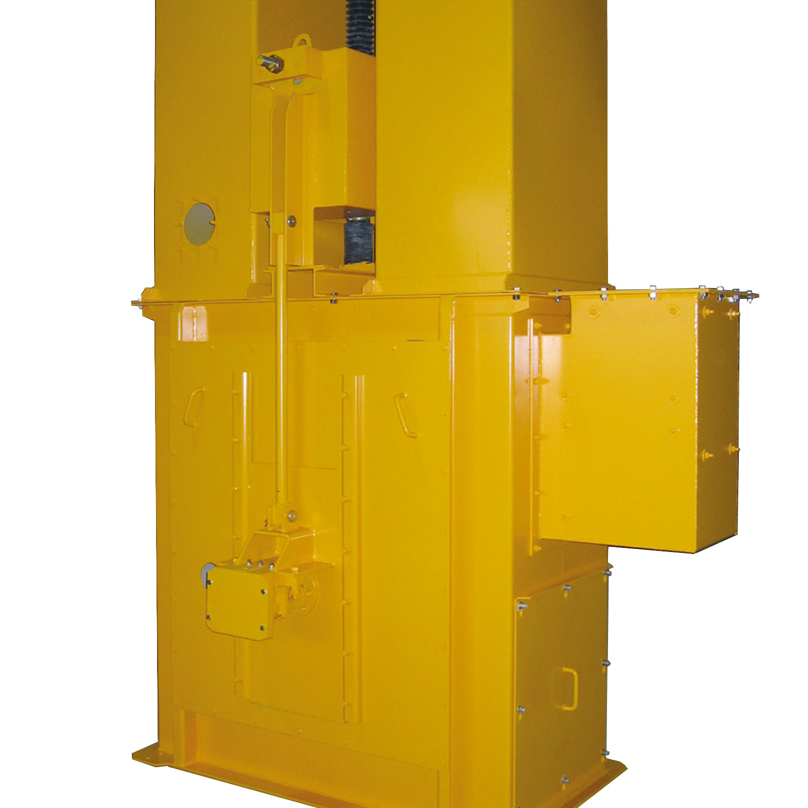 Belt type bucket elevators