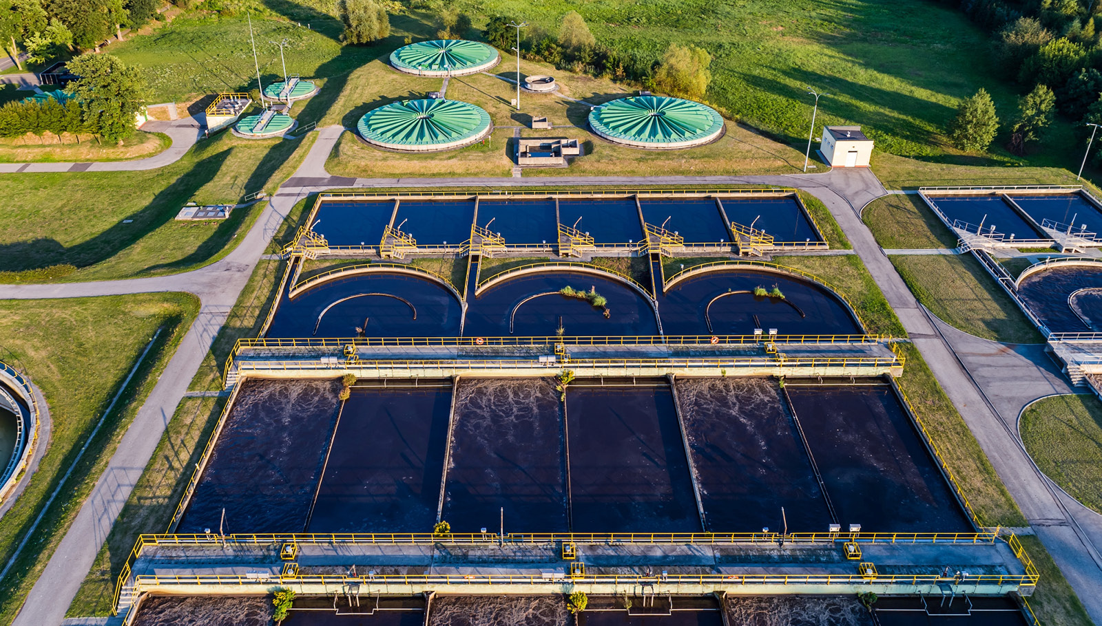 Antrieb für Klärbecken